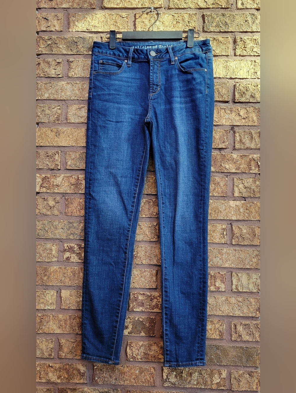 Articles Of Society Sarah Skinny Indigo Stretch Skinny Denim Jeans Size 27